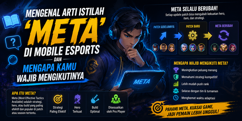 Mengenal Arti Istilah 'Meta' di Mobile Esports dan Mengapa Kamu Wajib Mengikutinya