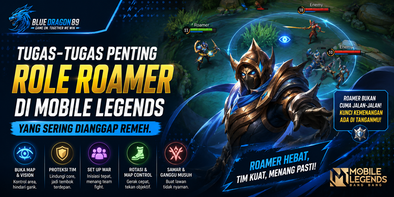 Tugas-Tugas Penting Role Roamer di Mobile Legends yang Sering Dianggap Remeh