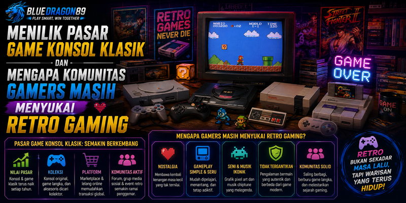 Menilik Pasar Game Konsol Klasik dan Mengapa Komunitas Gamers Masih Menyukai Retro Gaming